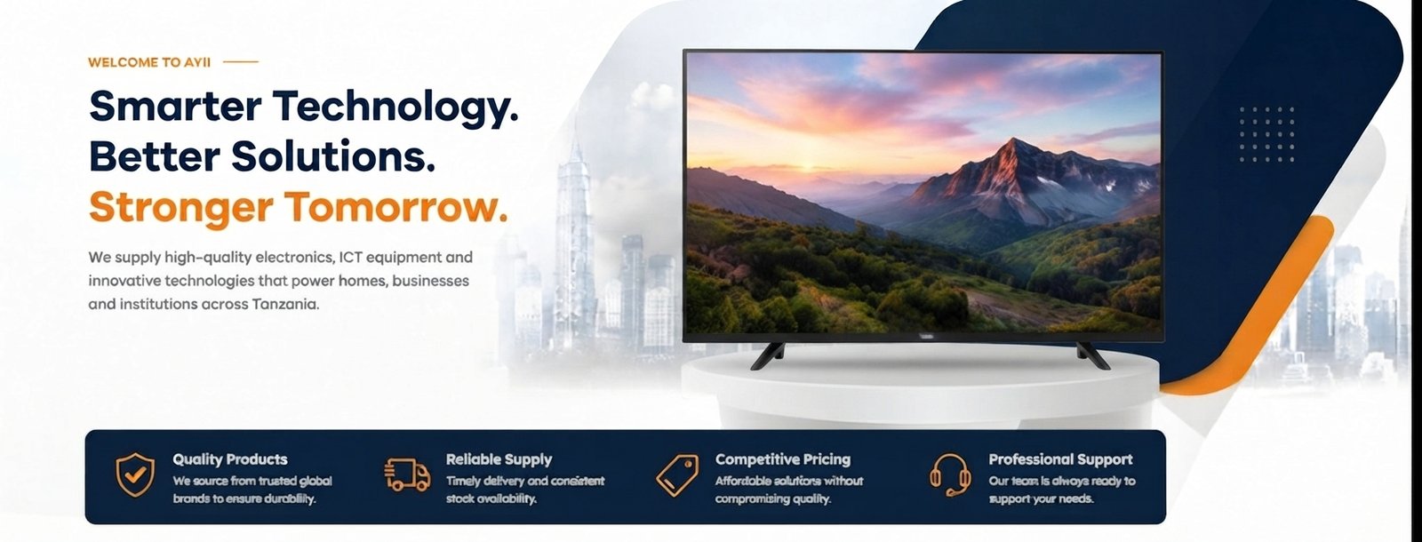 Ayii product supply banner